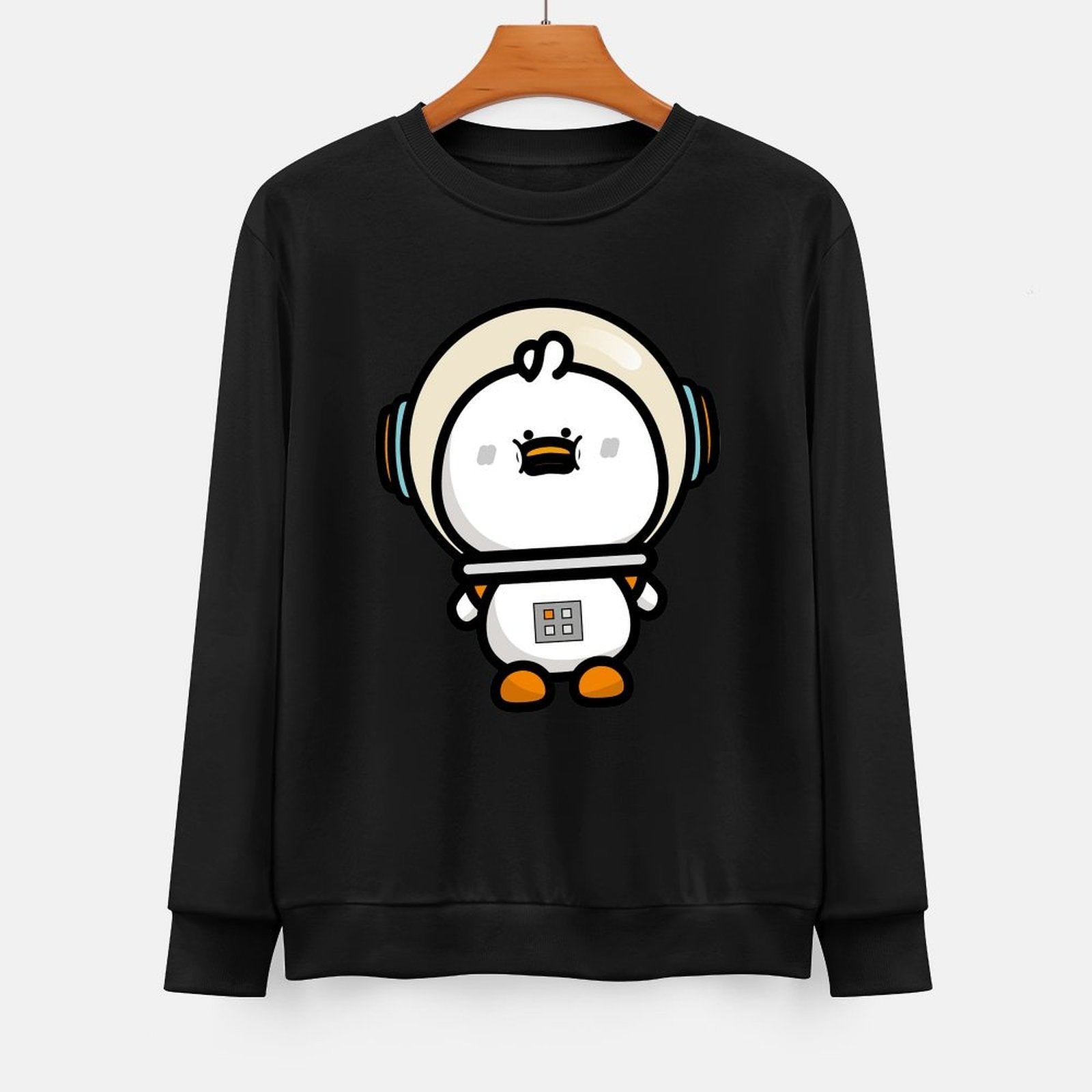 Front Patterned Long Sleeve TopEverydayWear Crisp Print